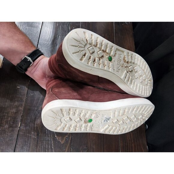 EUC Timberland Dausette Burgundy Nubuck Ankle Sneaker Boots/Sz. 8 - Picture 7 of 10